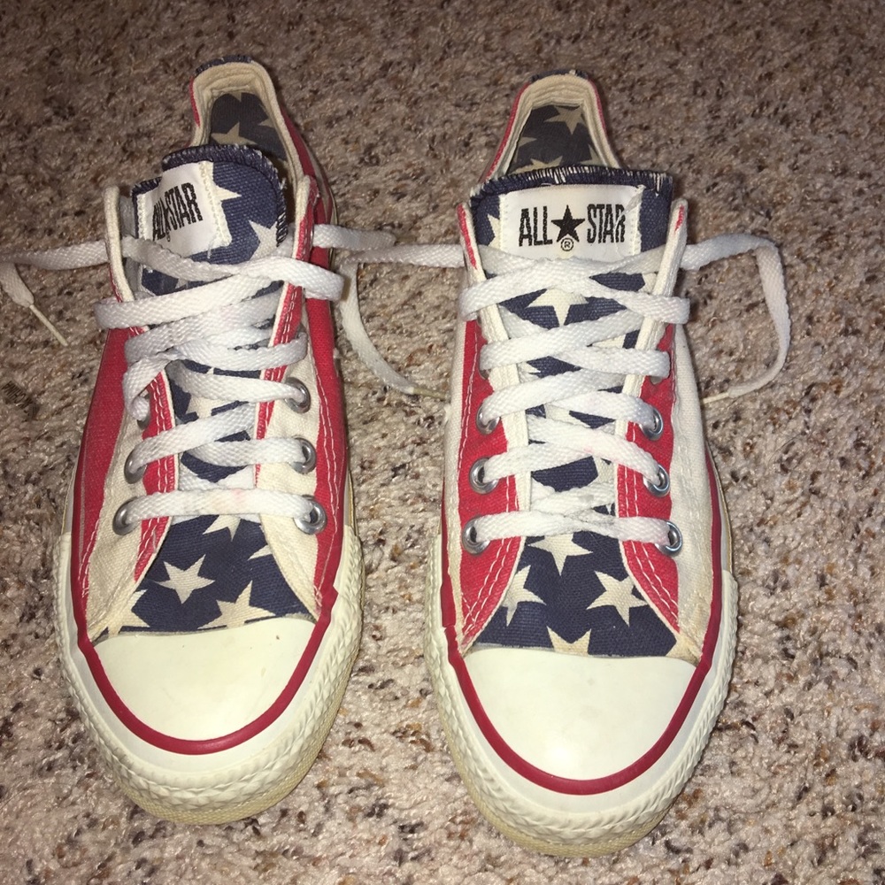 American Flag Converse